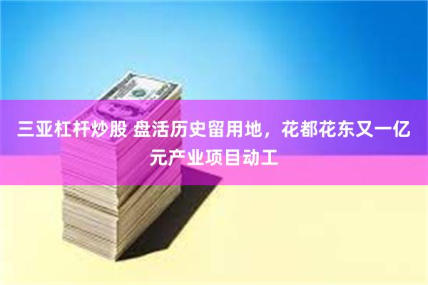 三亚杠杆炒股 盘活历史留用地，花都花东又一亿元产业项目动工
