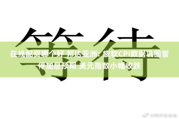 在线配资哪个好 邦达亚洲: 疲软CPI数据巩固暂停加息预期 美元指数小幅收跌