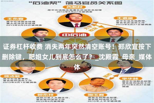 证券杠杆收费 消失两年突然清空账号！郑欣宜按下删除键，肥姐女儿到底怎么了？_沈殿霞_母亲_媒体